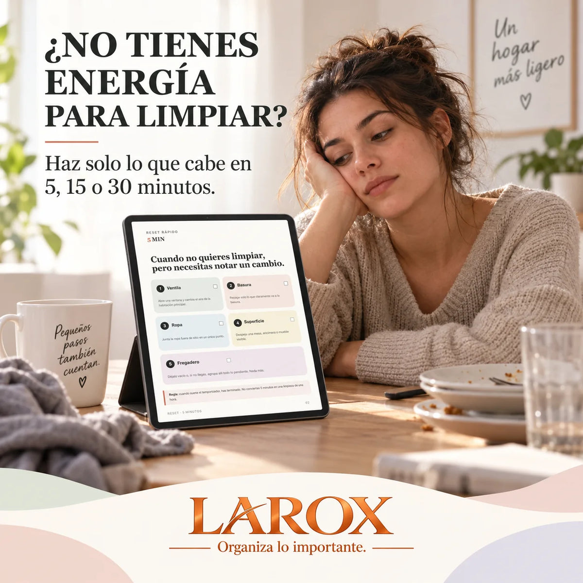 RESET te indica por dónde empezar a ordenar tu casa sin pensar demasiado
